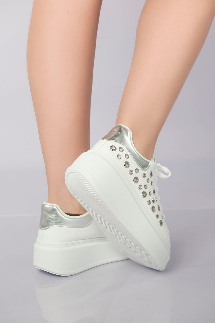 Bree Orbit Edge Platforms - Silver