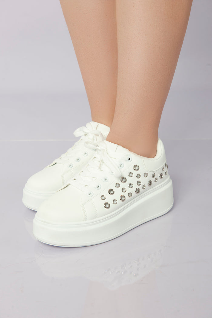 Bree Orbit Edge Platforms - White