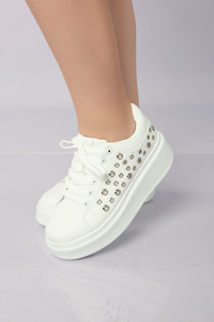 Bree Orbit Edge Platforms - White