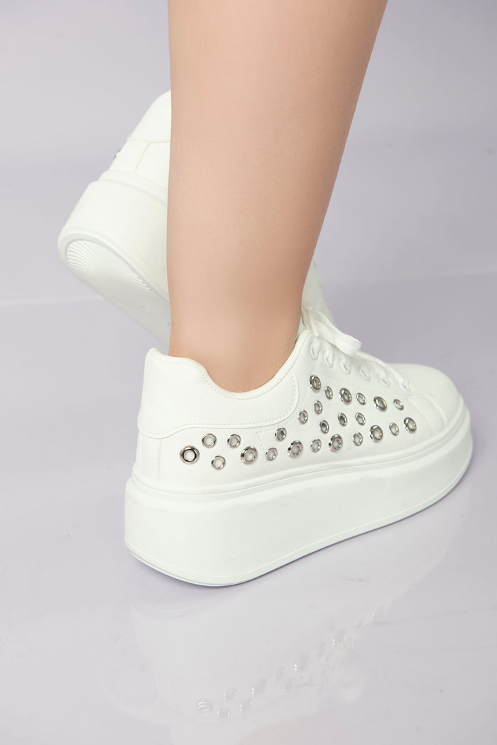 Bree Orbit Edge Platforms - White