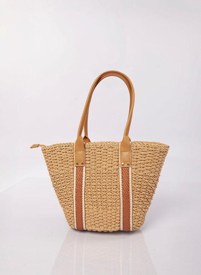 Bree Palm Grove Carryall - Camel