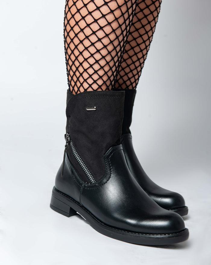 bree Rieker Chunky Ankle Boots - Black