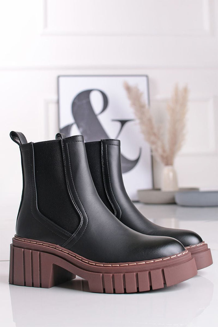 Bree Suedo Ankle Boots - Black