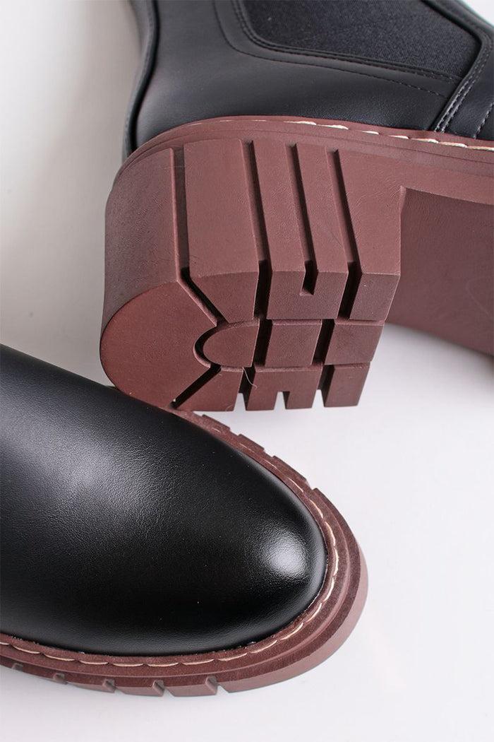 Bree Suedo Ankle Boots - Black