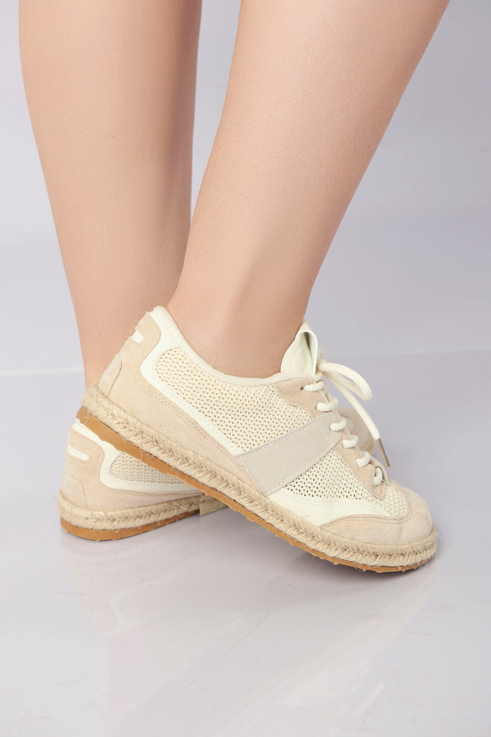Bree Terra Loom Sneakers - Beige