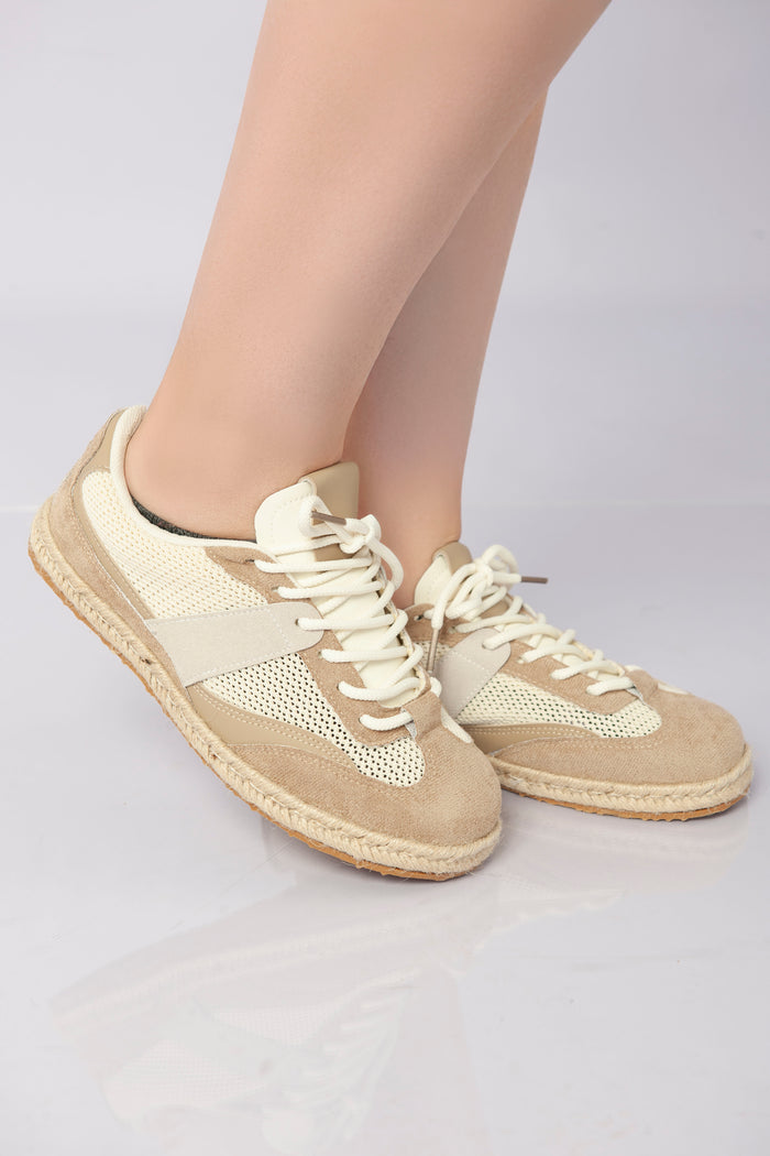 Bree Terra Loom Sneakers - Khaki