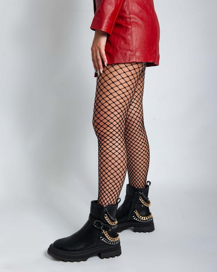 Bree Tessa Black Chunky Chain Details - Black