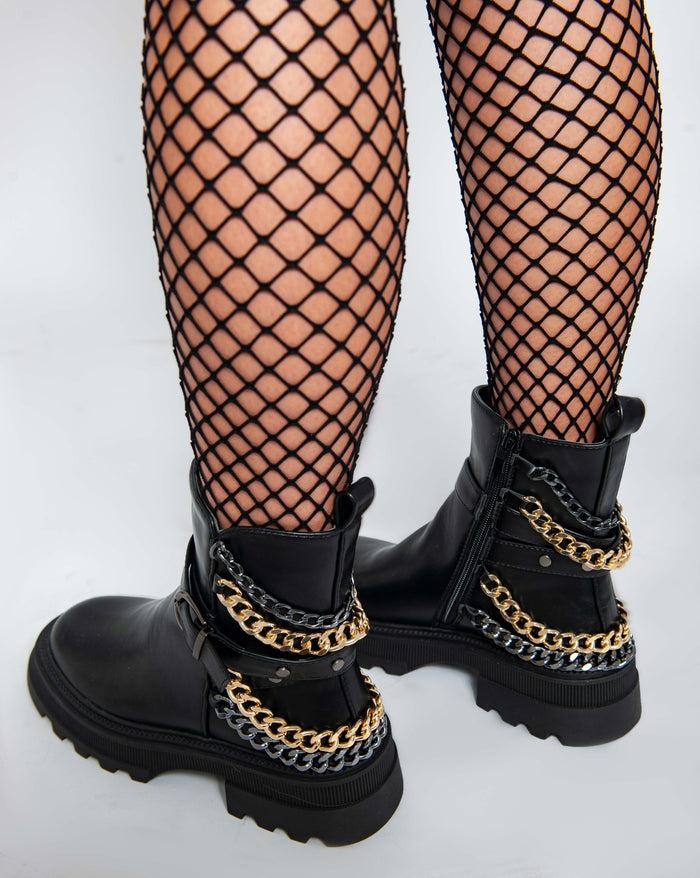 bree Tessa black chunky chain details - Black