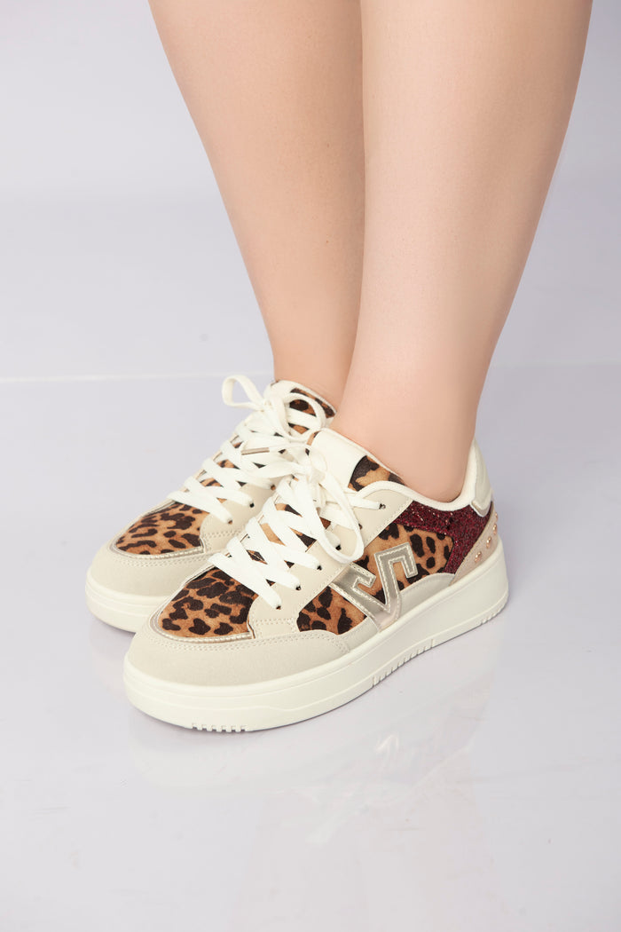 Bree Twinkle Pop Sneakers - Leopard
