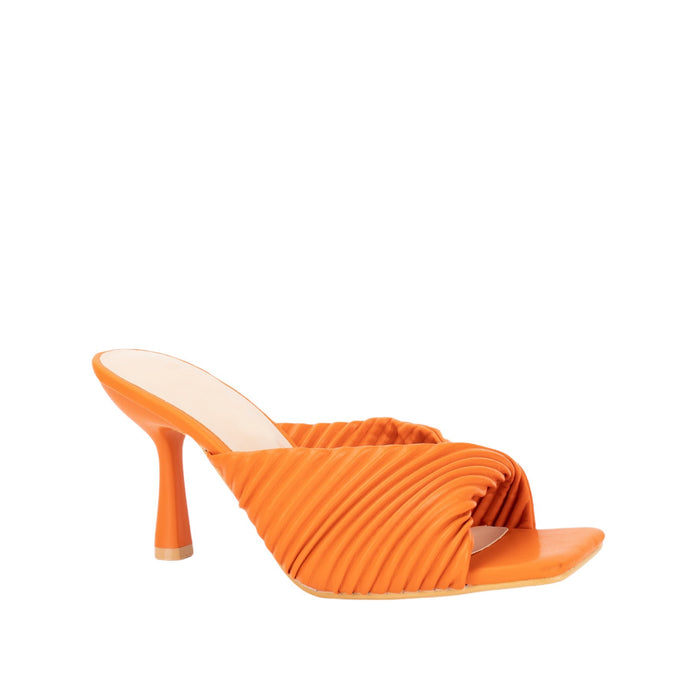 bree Twist strap mules - Orange
