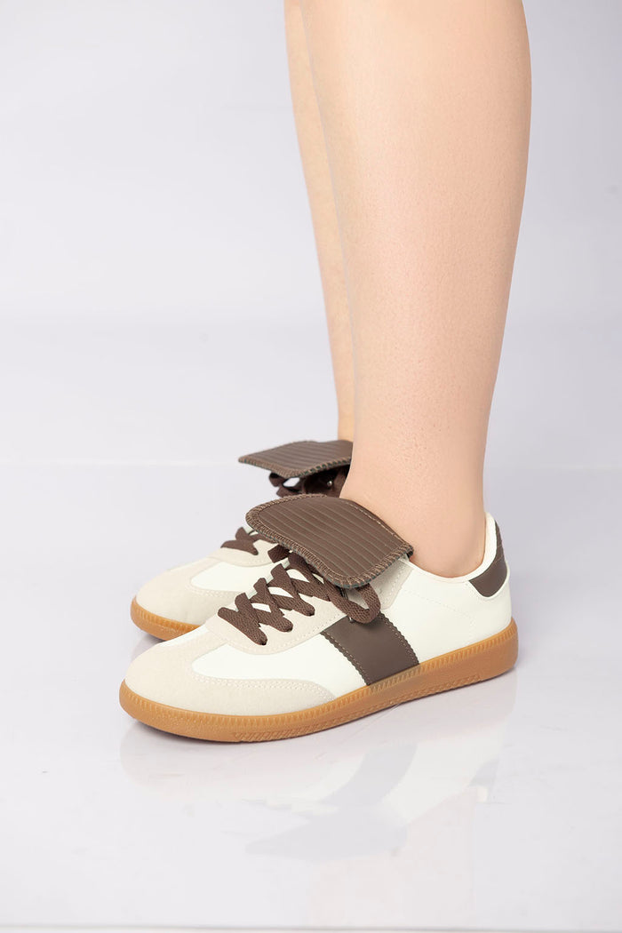 Bree Urban Panel Sneaker - Brown