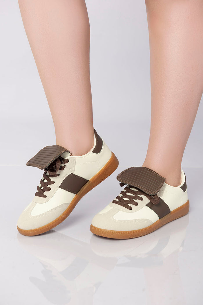 Bree Urban Panel Sneaker - Brown