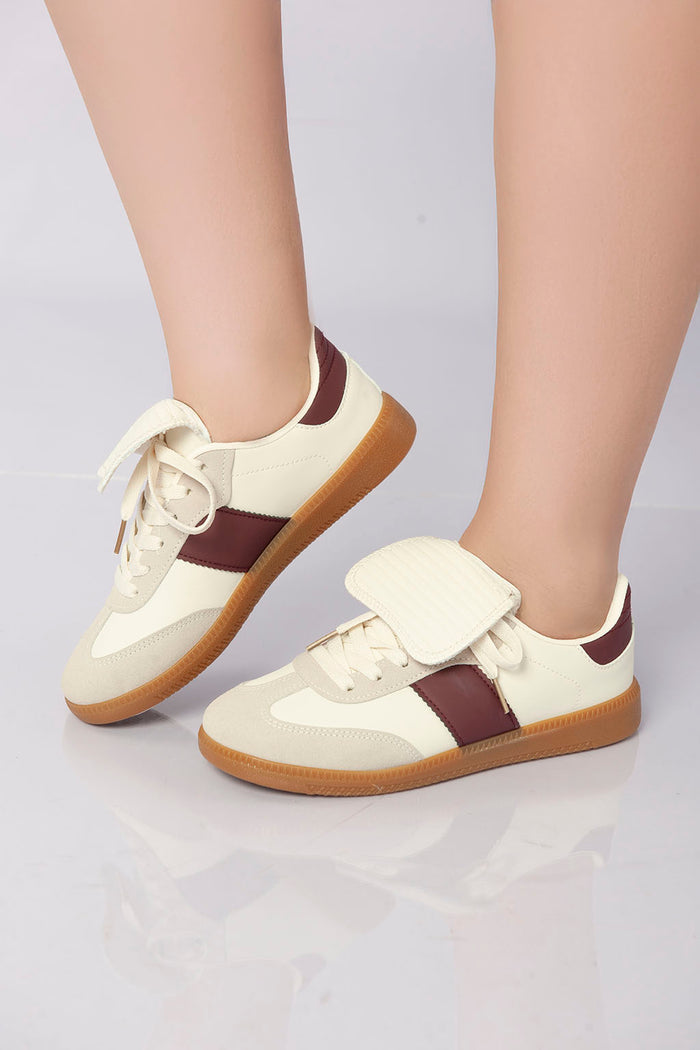 Bree Urban Panel Sneaker - Wine