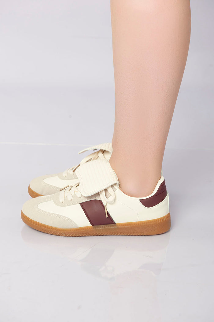 bree Urban Panel Sneaker - Wine
