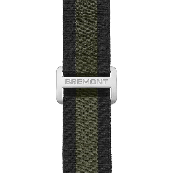 Bremont Black & Green NATO Strap Steel
