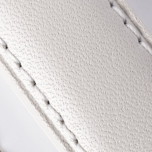 Bremont Leather Strap - White/White