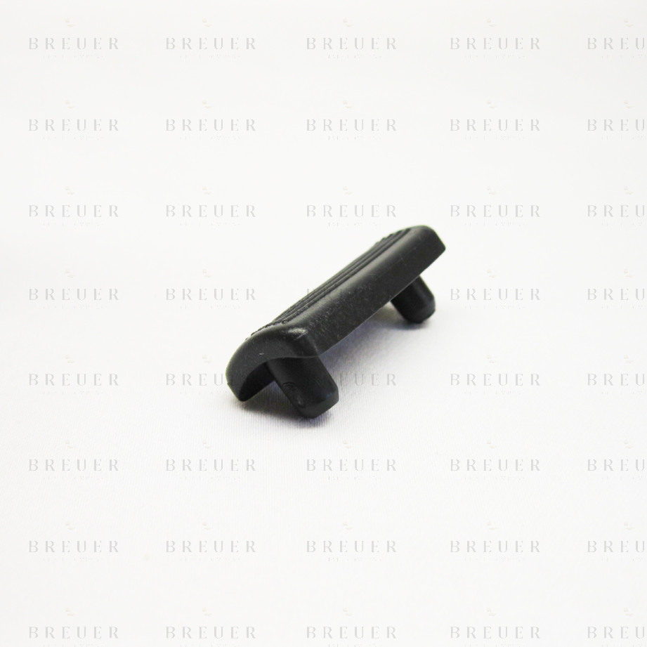 Breuer Breuer Chair Company Chair Double Prong Replacement Flat Plastic Caps In Black (Pack Of 4)