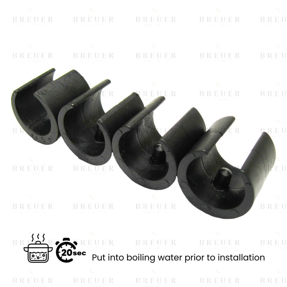 breuer Breuer Chair Company Chair Replacement Single Prong U-Shape Plastic Caps (Pack of 4)