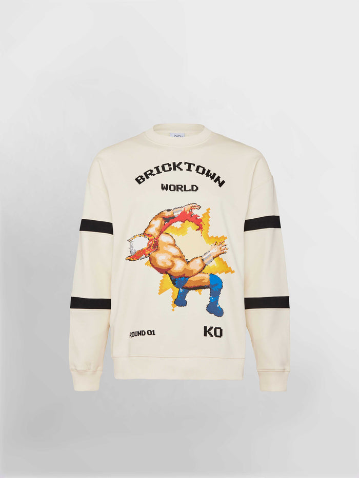 bricktown world Sweat-shirt Sizing Guide