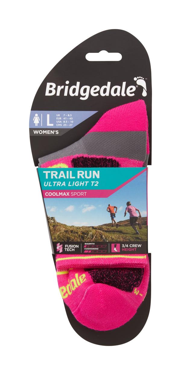 Bridgedale Women's Ultra Light T2 Coolmax Sport 3/4 Crew