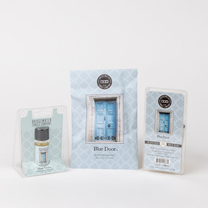 bridgewater candle company Blue Door Flameless Bundle