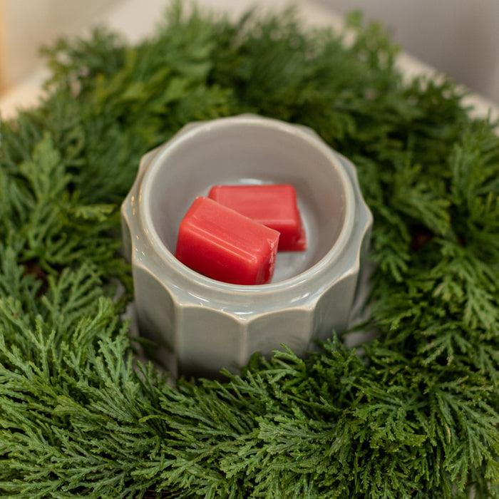 Bridgewater Candle Company Wax Warmer-Grey Banded