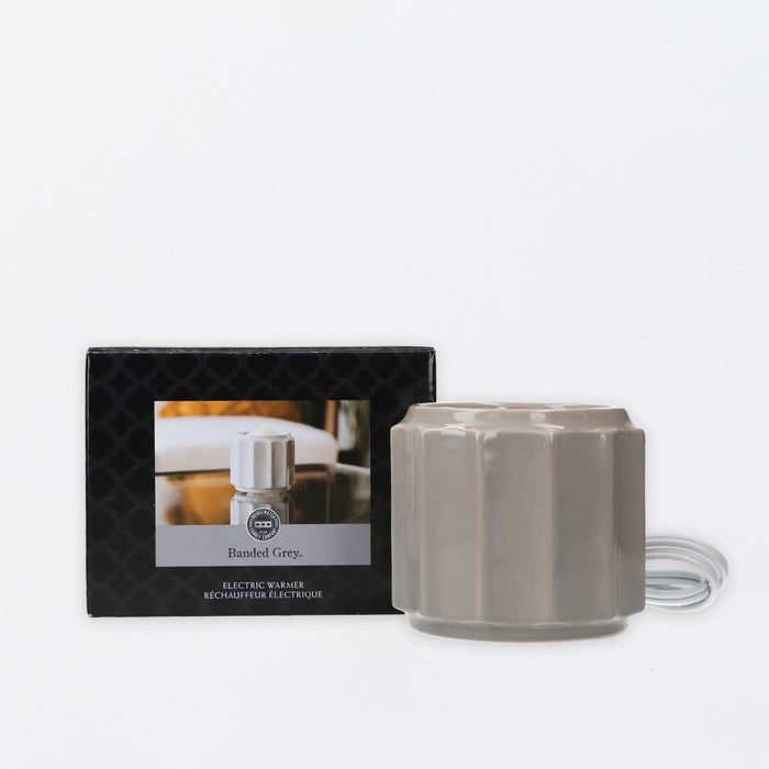bridgewater candle company Wax Warmer-Grey Banded