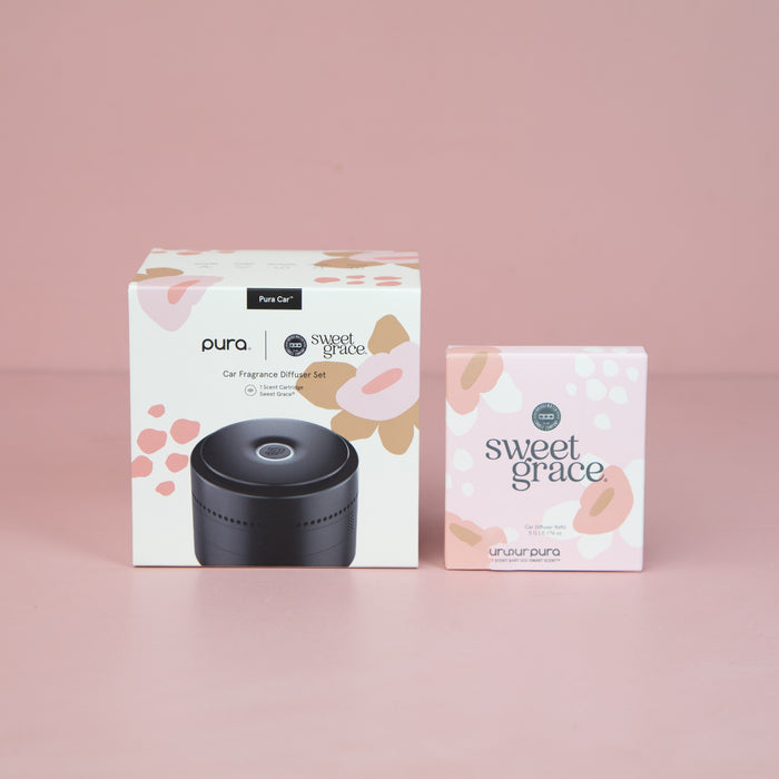Bridgewater Candle Company Bridgewater + PURA Sweet Grace Car Diffuser Set