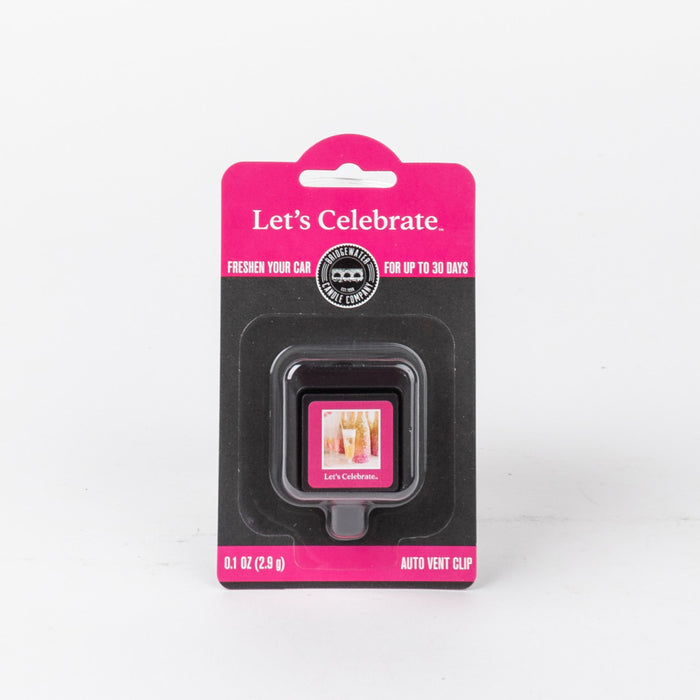bridgewater candle company Let's Celebrate Auto Vent Clip