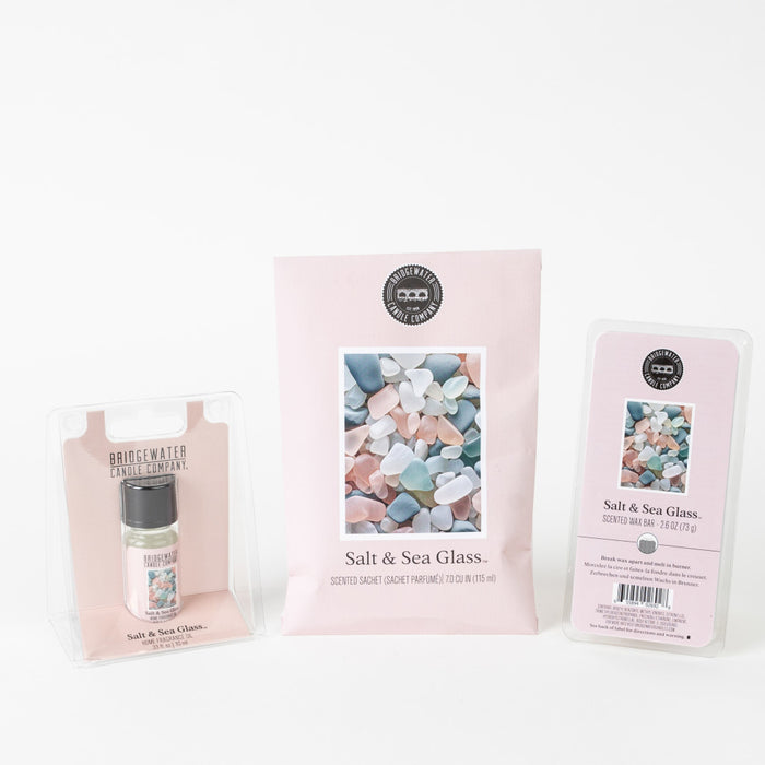 bridgewater candle company Salt & Sea Glass Flameless Bundle