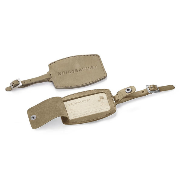 briggs & riley Leather ID Tag