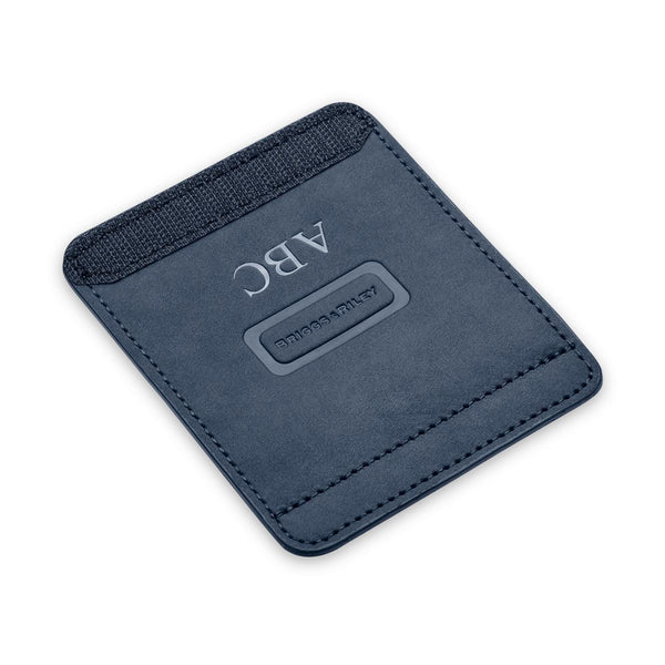 briggs & riley Navy Suede Outsider Handle Wrap