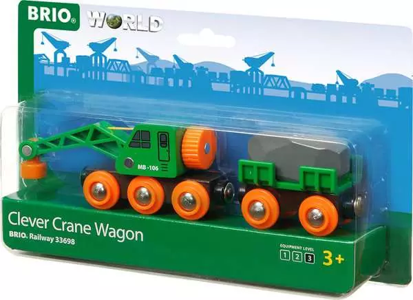 Brio BRIO World Clever Crane Wagon