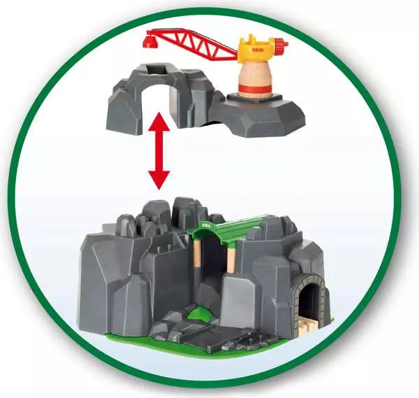 Brio BRIO World Crane & Mountain Tunnel