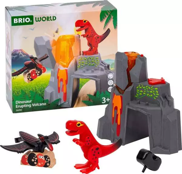 brio BRIO World Dinosaur Erupting Volcano