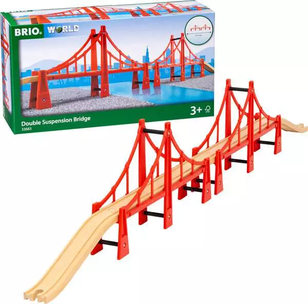 brio BRIO World Double Suspension Bridge