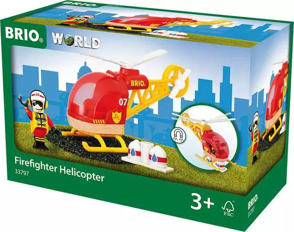 Brio BRIO World Firefighter Helicopter