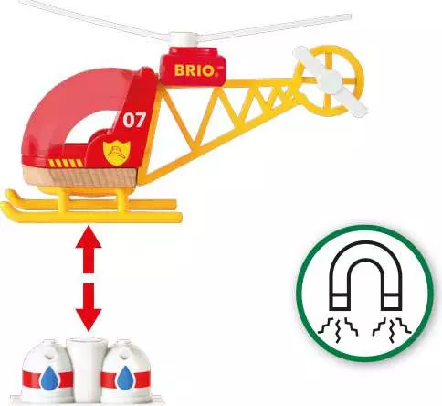 Brio BRIO World Firefighter Helicopter