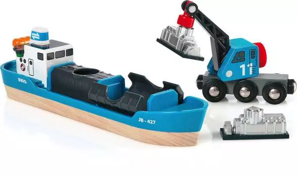 Brio BRIO World Freight Ship & Crane