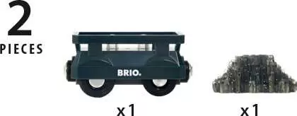 Brio BRIO World Light Up Gold Wagon