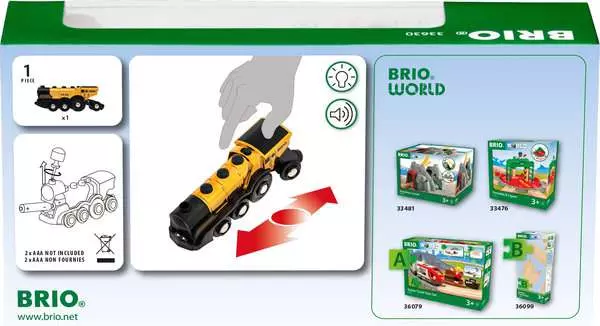 Brio BRIO World Mighty Gold Action Locomotive
