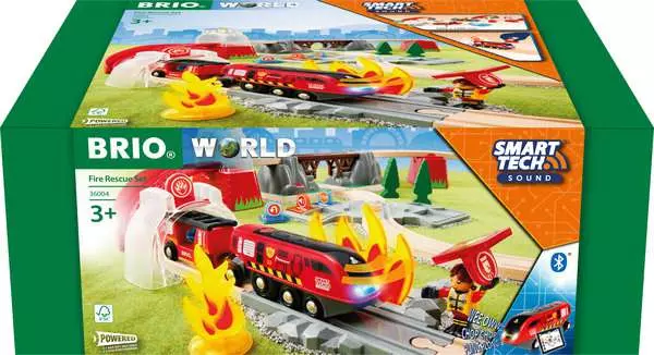Brio BRIO World Smart Tech Sound Fire Rescue Set