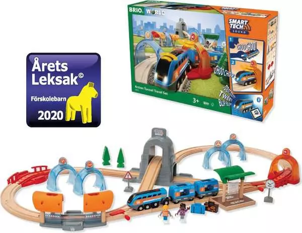 Brio BRIO World Train Set Action Tunnel Travel Set