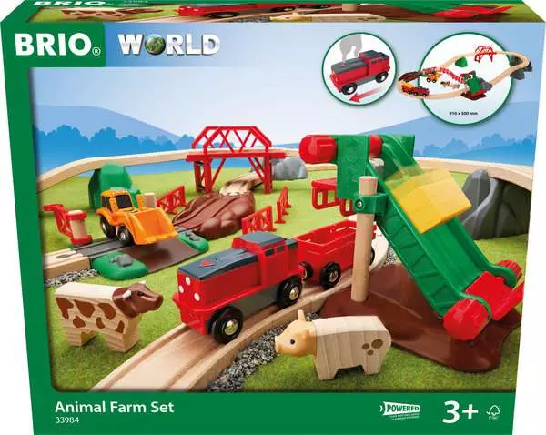 Brio BRIO World Train Set Animal Farm Set