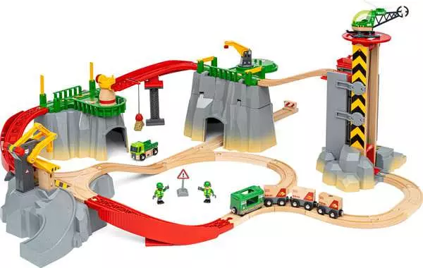 brio BRIO World Train Set Cargo Mountain Set