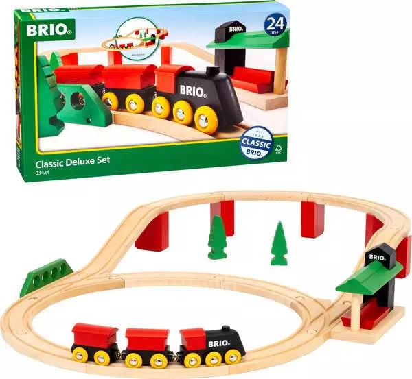 brio BRIO World Train Set Classic Deluxe Set