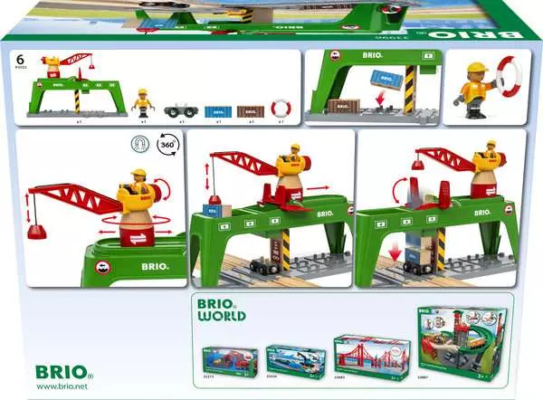 Brio BRIO World Train Set Container Crane