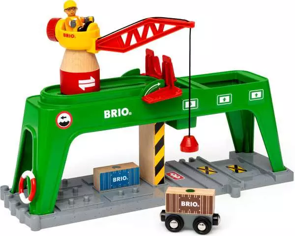 brio BRIO World Train Set Container Crane