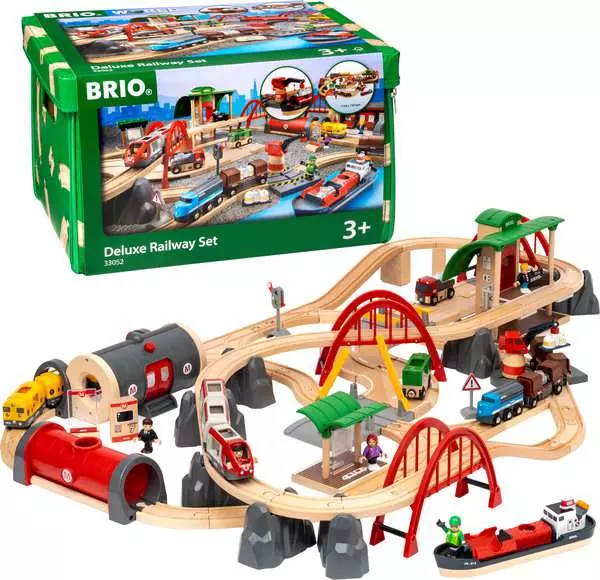 brio BRIO World Train Set Deluxe Railway Set