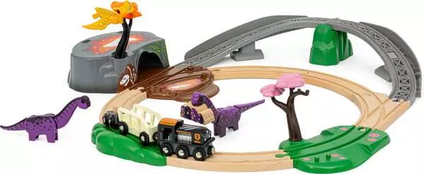 Brio BRIO World Train Set Dinosaur Adventure Set